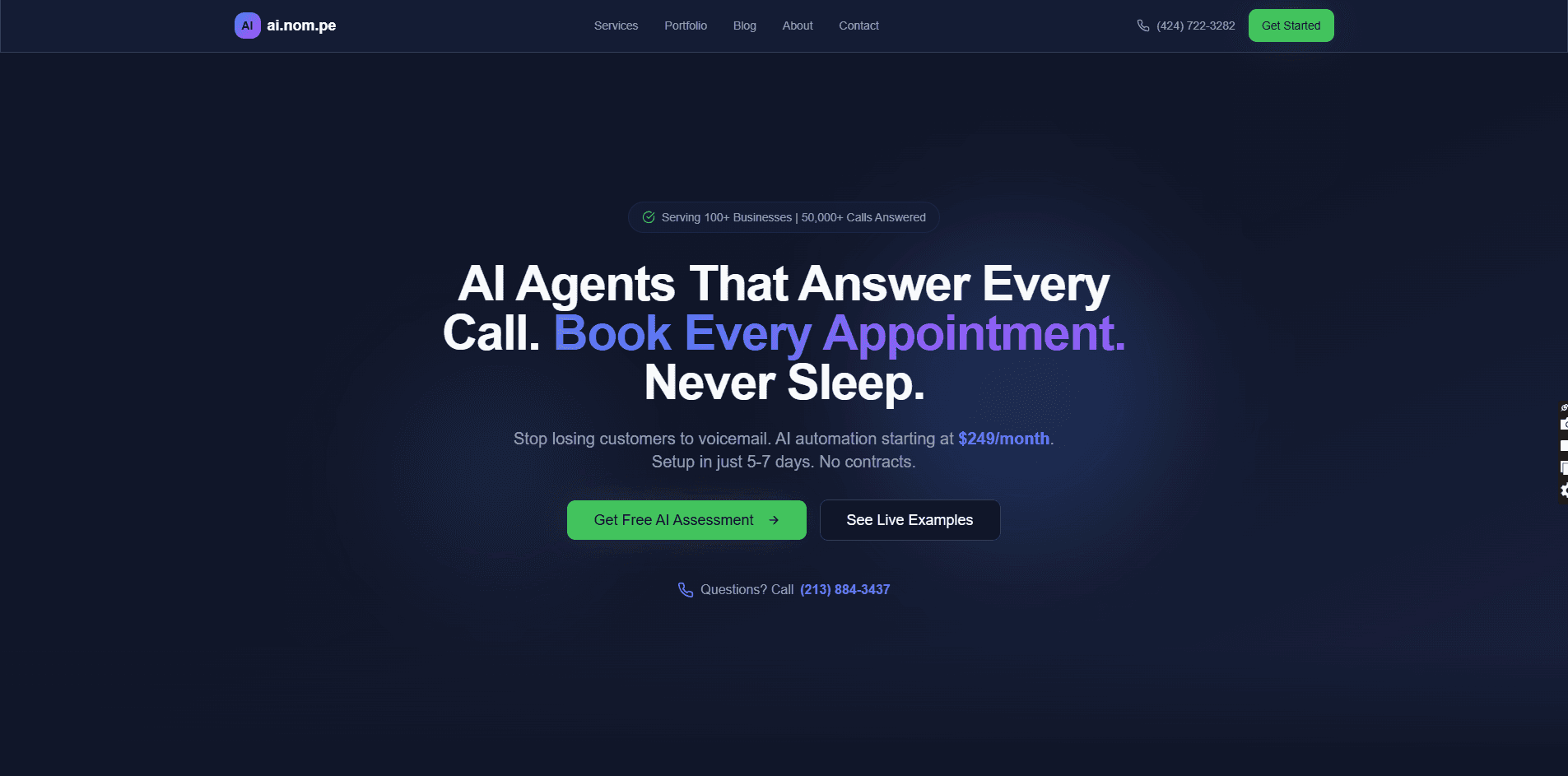 AI Nom Pe - Case Study Screenshot